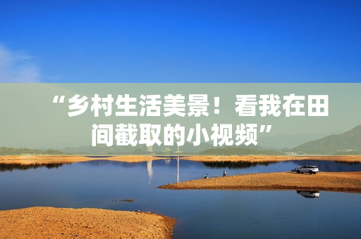 “鄉(xiāng)村生活美景！看我在田間截取的小視頻”