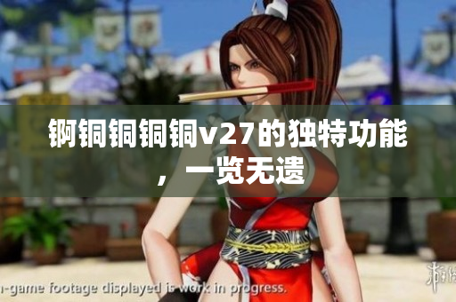 錒銅銅銅銅v27的獨特功能，一覽無遺