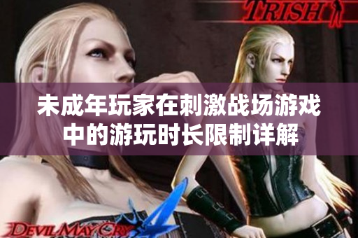 未成年玩家在刺激戰(zhàn)場游戲中的游玩時長限制詳解