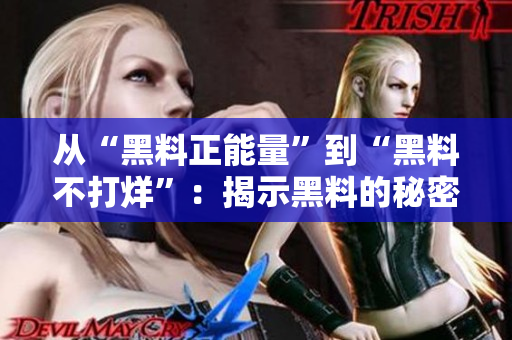從“黑料正能量”到“黑料不打烊”：揭示黑料的秘密與能量