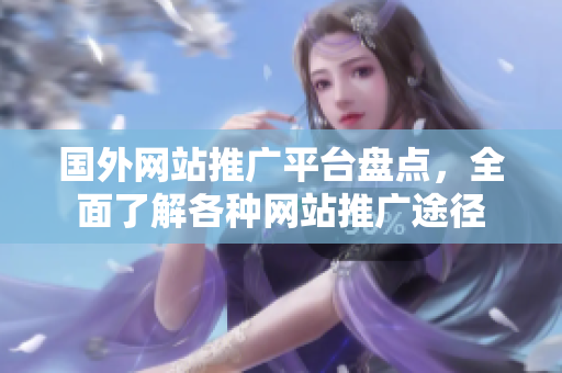 國(guó)外網(wǎng)站推廣平臺(tái)盤點(diǎn)，全面了解各種網(wǎng)站推廣途徑