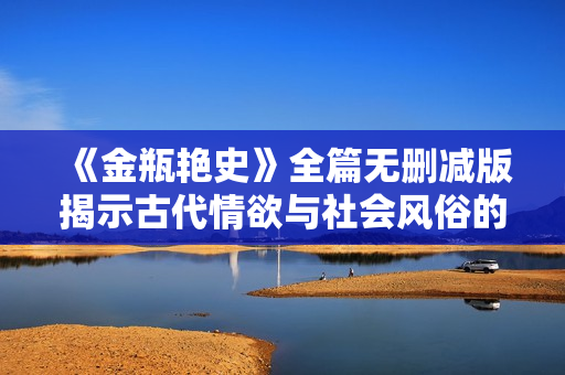 《金瓶艷史》全篇無刪減版揭示古代情欲與社會(huì)風(fēng)俗的真實(shí)面貌