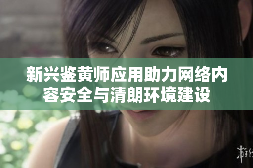 新興鑒黃師應(yīng)用助力網(wǎng)絡(luò)內(nèi)容安全與清朗環(huán)境建設(shè)