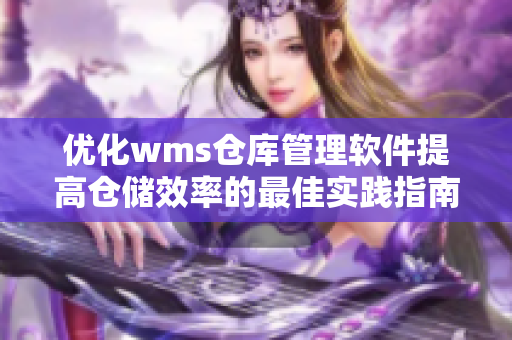 優(yōu)化wms倉庫管理軟件提高倉儲效率的最佳實(shí)踐指南